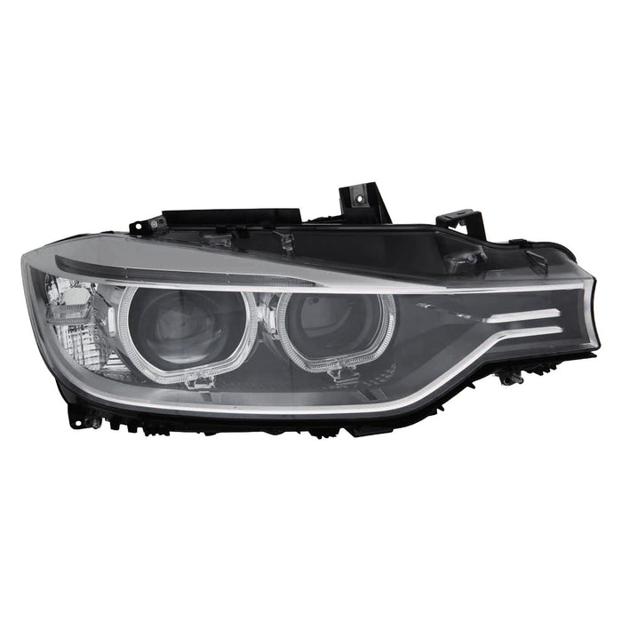 2012-2015 BMW 320i/328i/335i/ActiveHybrid 3 Passenger Side Headlight Assembly F30 Xenon W/O Adaptive Headlamps Composite Sedan - BM2503181-Partify-Painted-Replacement-Body-Parts
