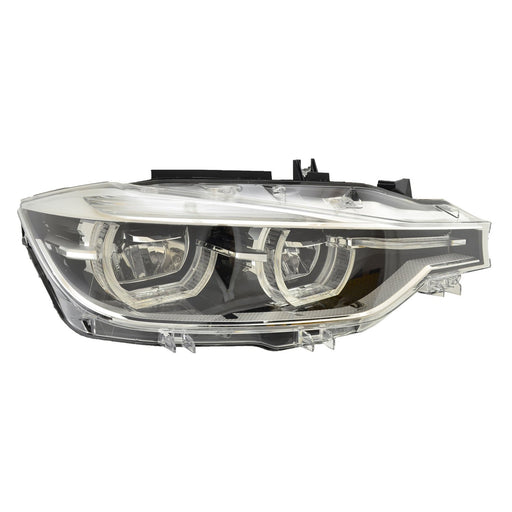 2016-2018 BMW 320i/328d/328d xDrive/328i/328i xDrive/330e/330i/330i xDrive/340i/340i xDrive Passenger Side Headlight Assembly F30 Led W/O Adaptive Headlamps Composite Sedan/Wagon - BM2503187-Partify-Painted-Replacement-Body-Parts