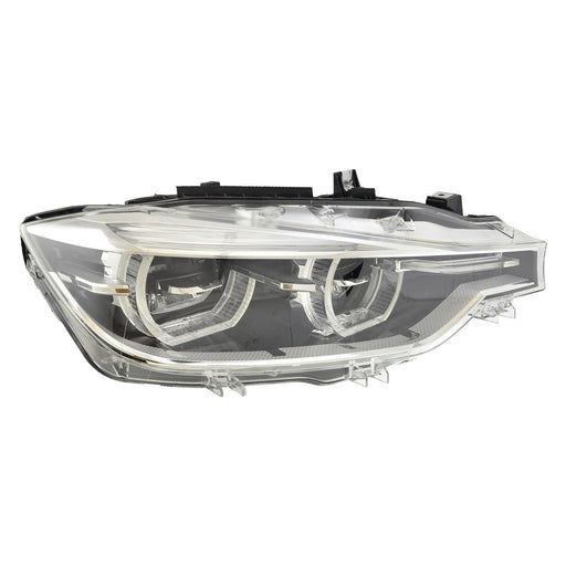 2016-2018 BMW 320i/328d/328d xDrive/328i/328i xDrive/330e/330i/340i Passenger Side Headlight Assembly F30 Led W/Adaptive Headlamps Composite Sedan/Wagon - BM2503188-Partify-Painted-Replacement-Body-Parts