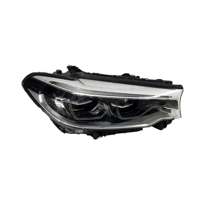 2017-2020 BMW 530e/530i/540i Passenger Side Headlight Assembly G30 Adaptive Full Led Headlamps Composite Sedan - BM2503189-Partify-Painted-Replacement-Body-Parts