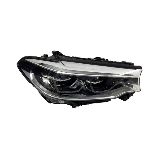 2017-2020 BMW 530e/530i/540i Passenger Side Headlight Assembly G30 Adaptive Full Led Headlamps Composite Sedan - BM2503189-Partify-Painted-Replacement-Body-Parts