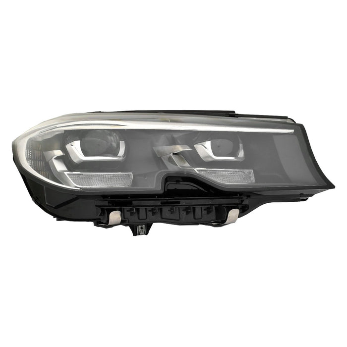 2019-2022 BMW 330e/330e xDrive/330i/330i xDrive/M340i/M340i xDrive Passenger Side Headlight Assembly G20 Led W/O Adaptive Headlamps Composite Sedan - BM2503196-Partify-Painted-Replacement-Body-Parts