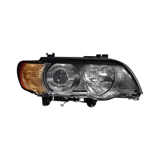 2000-2003 BMW X5 Driver Side Headlight Lens Housing Xenon W/White Turn Signals - BM2518109-Partify-Painted-Replacement-Body-Parts