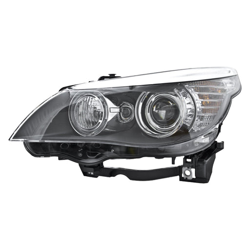 2008-2010 BMW 528i/535i/550i/M5 Driver Side Headlight Lens Housing Xenon W/Auto Adjust H/Lamps - BM2518122-Partify-Painted-Replacement-Body-Parts