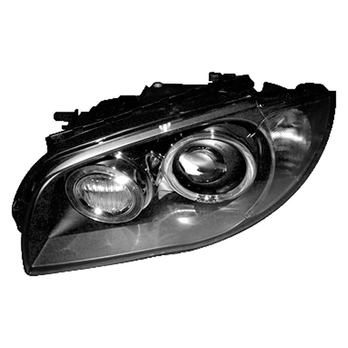 2008-2012 BMW 128i/135i Driver Side Headlight Lens Housing E82 Xenon W/Auto Adjust H/Lamps Convertible/Coupe - BM2518126-Partify-Painted-Replacement-Body-Parts