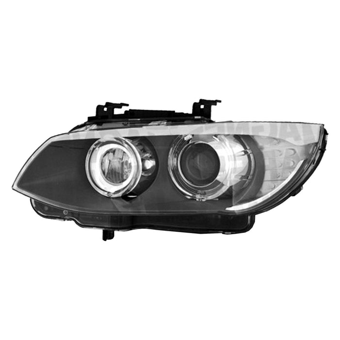 2010-2013 BMW 328i/335i/M3 Driver Side Headlight Lens Housing E92/E93 W/Led Lamps Convertible/Coupe - BM2518130-Partify-Painted-Replacement-Body-Parts