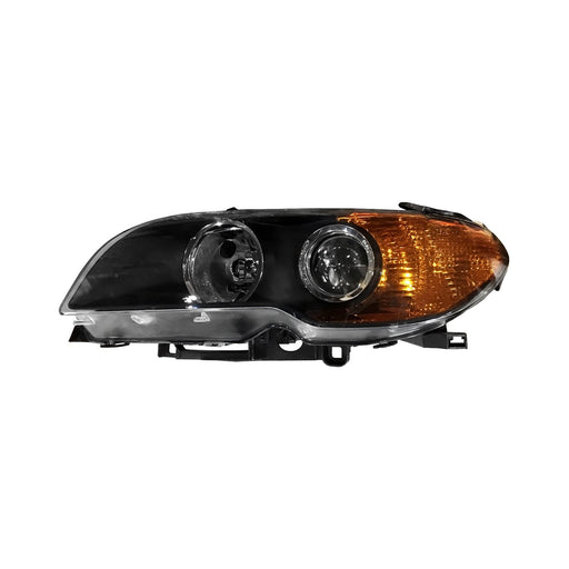 2004-2006 BMW 325Ci/330Ci Driver Side Headlight Lens Housing E46 Bi-Xenon W/Adaptive Lighting W/Yellow Turn Signal From 03-03 Convertible - BM2518131-Partify-Painted-Replacement-Body-Parts
