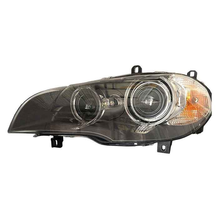 2011-2013 BMW X5 Driver Side Headlight Lens Housing E70 Xenon From 4-11 - BM2518133-Partify-Painted-Replacement-Body-Parts