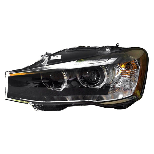 2015-2018 BMW X3/X4 Driver Side Headlight Lens Housing F25 Xenon W/O Adaptive Headlamps - BM2518143-Partify-Painted-Replacement-Body-Parts