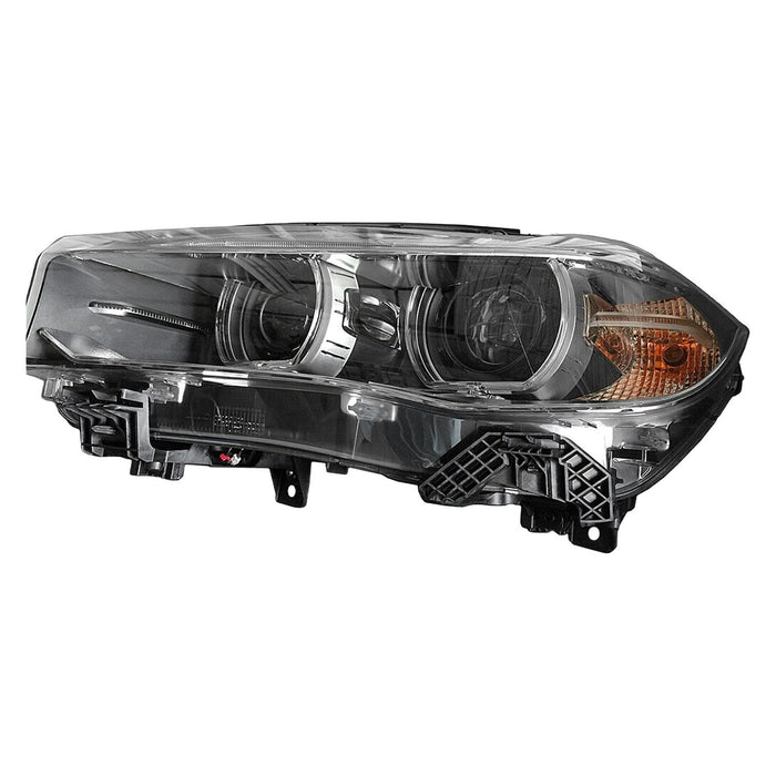 2014-2018 BMW X5 Driver Side Headlight Lens Housing F15 Xenon - BM2518149-Partify-Painted-Replacement-Body-Parts
