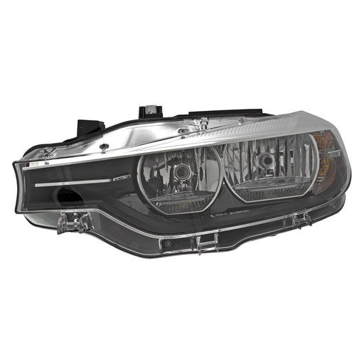 2016-2018 BMW 320i/328d/328d xDrive/328i/328i xDrive/340i Driver Side Headlight Lens Housing F30 Halogen Sedan/Wagon - BM2518166-Partify-Painted-Replacement-Body-Parts