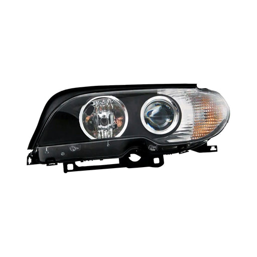 2003-2006 BMW 325Ci/330Ci Driver Side Headlight Lens Housing E46 Bi-Xenon From 3-03 Convertible/Coupe - BM2518177-Partify-Painted-Replacement-Body-Parts