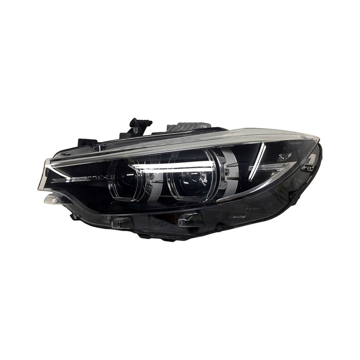 2018-2020 BMW 430i/440i/M4 Driver Side Headlight Lens Housing F32 Led W/Adaptive Headlamps Convertible/Coupe - BM2518178-Partify-Painted-Replacement-Body-Parts