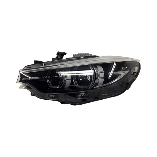 2018-2020 BMW 430i/440i/M4 Driver Side Headlight Lens Housing F32 Led W/Adaptive Headlamps Convertible/Coupe - BM2518178-Partify-Painted-Replacement-Body-Parts
