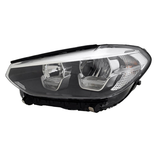 2018-2021 BMW X3 Driver Side Headlight Lens Housing G01 W/O Adaptive Headlamps W/O Cornering Lamps - BM2518180-Partify-Painted-Replacement-Body-Parts