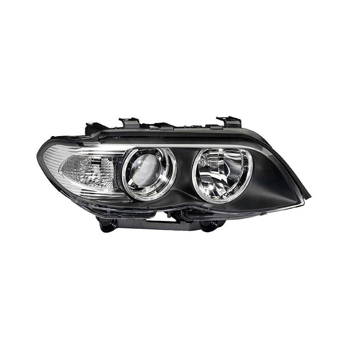 2004-2006 BMW X5 Passenger Side Headlight Lens Housing Xenon W/O Auto H/Lamp Control W/White Turn Indicator - BM2519116-Partify-Painted-Replacement-Body-Parts