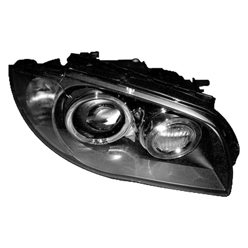 2008-2012 BMW 128i/135i Passenger Side Headlight Lens Housing E82 Xenon W/Auto Adjust H/Lamps Convertible/Coupe - BM2519126-Partify-Painted-Replacement-Body-Parts