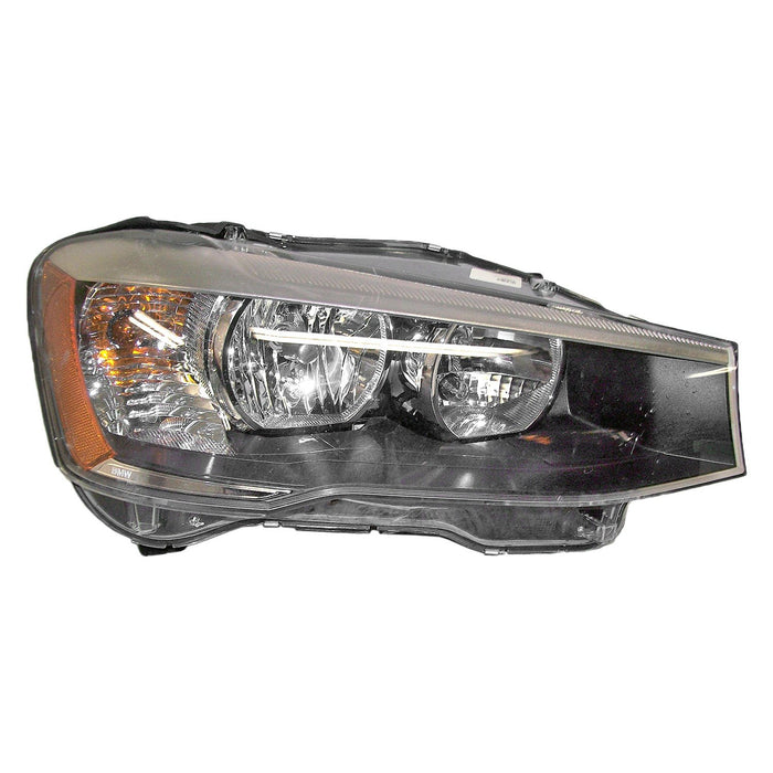 2015-2018 BMW X3/X4 Passenger Side Headlight Lens Housing F25 Halogen - BM2519142-Partify-Painted-Replacement-Body-Parts