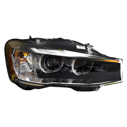 2015-2018 BMW X3/X4 Passenger Side Headlight Lens Housing F25 Xenon W/O Adaptive Headlamps - BM2519143-Partify-Painted-Replacement-Body-Parts