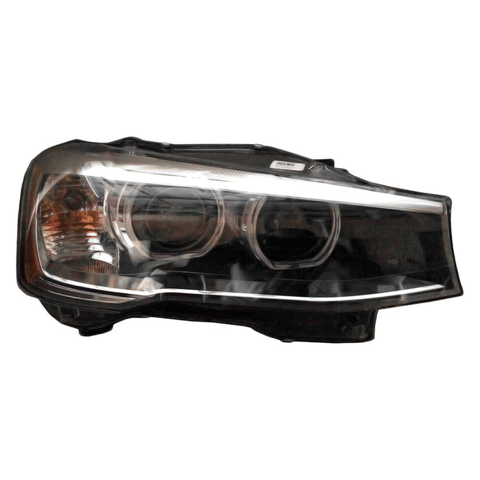2015-2018 BMW X3/X4 Passenger Side Headlight Lens Housing F25 Xenon W/Adaptive Headlamps - BM2519144-Partify-Painted-Replacement-Body-Parts