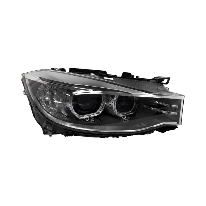 2014-2019 BMW 328i GT xDrive/330i GT xDrive/335i GT xDrive/340i GT xDrive Passenger Side Headlight Lens Housing F34 Xenon W/Adaptive Headlamps - BM2519153-Partify-Painted-Replacement-Body-Parts