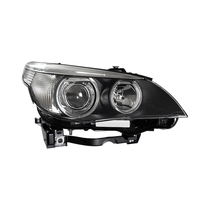 2004-2005 BMW 525i/530i/545i Passenger Side Headlight Lens Housing Bi-Xenon W/Afs - BM2519167-Partify-Painted-Replacement-Body-Parts