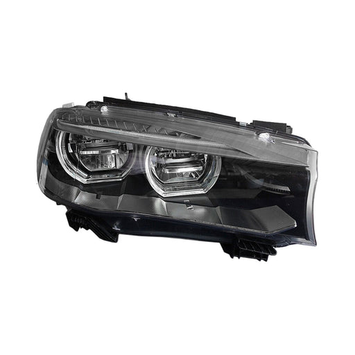 2015-2019 BMW X5/X6 Passenger Side Headlight Lens Housing F15 Led From 7-15 - BM2519170-Partify-Painted-Replacement-Body-Parts