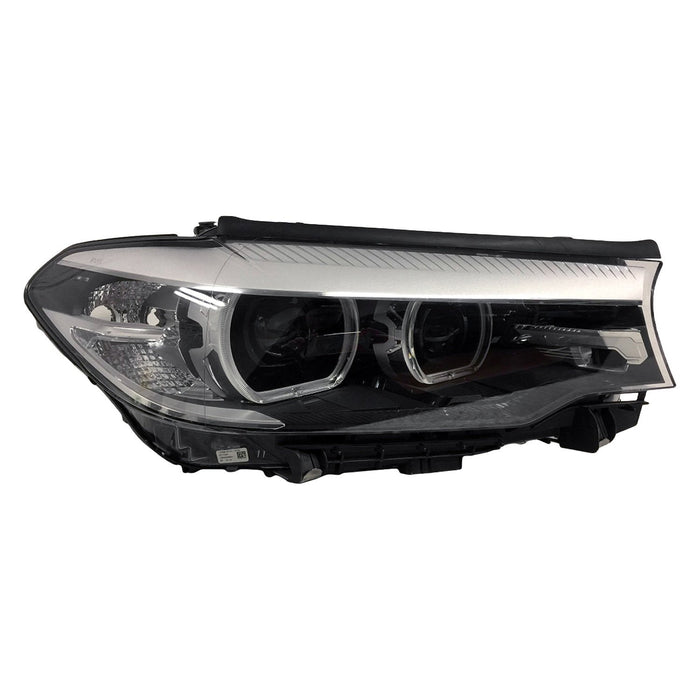 2017-2020 BMW 530e/530i/540i/M550i xDrive Passenger Side Headlight Lens Housing G30 Adaptive Led W/Cornering Lamp Sedan - BM2519179-Partify-Painted-Replacement-Body-Parts