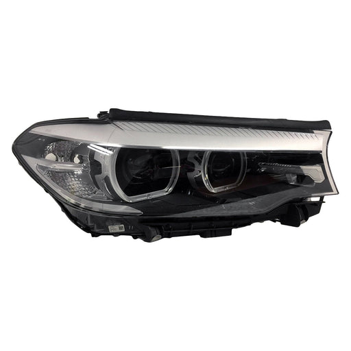 2017-2020 BMW 530e/530i/540i/M550i xDrive Passenger Side Headlight Lens Housing G30 Adaptive Led W/Cornering Lamp Sedan - BM2519179-Partify-Painted-Replacement-Body-Parts