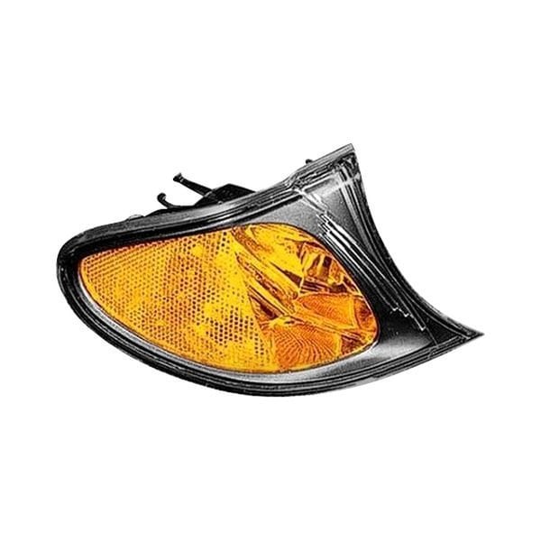 2002-2005 BMW 325i/330i Passenger Side Parking Light Assembly Park/Signal/Marker Combo W/O Bright Trim Yellow 4 Door Sedan - BM2521109-Partify-Painted-Replacement-Body-Parts