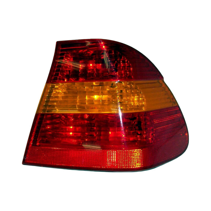 1999 BMW 323i/328i Passenger Side Tail Light Housing E46 Amber Lens Outer To 3-03 Includes Lens Convertible - BM2819110-Partify-Painted-Replacement-Body-Parts