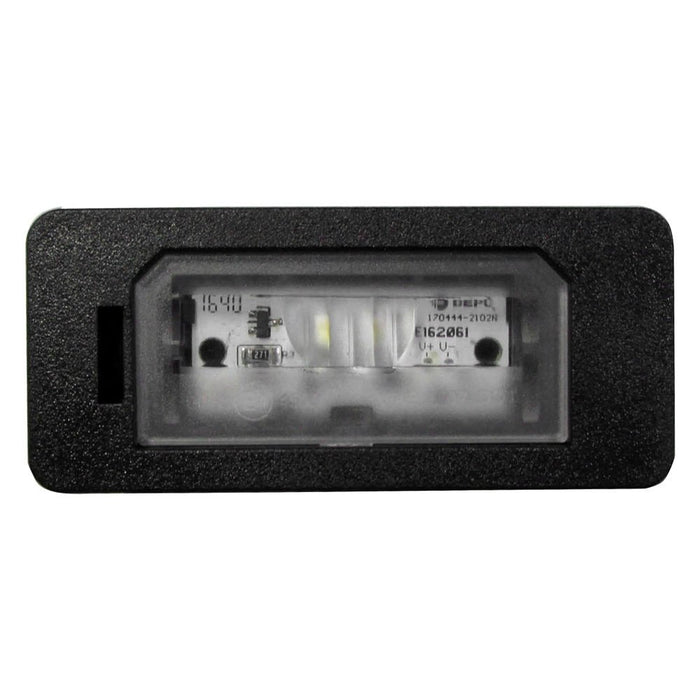 2007-2021 BMW 128i/135i/135is/228i/228i xDrive/230i/230i xDrive/320i/323i/328d/328d xDrive/328i/328i GT xDrive/328i xDrive/328xi/330e/330i/330i GT xDrive/335d/335i/335i GT xDrive/335is/335xi/340i/340i GT xDrive/428i/428i Gran Coupe/430i/430i Gran Coupe/435i/435i Gran Coupe/440i/440i Gran Coupe/528i/535d/535i/550i/ActiveHybrid 3/ActiveHybrid 5/M2/M235i/M235i xDrive/M240i/M3/M4/X1/X3/X4/X5/X6 xDrive40e/xDrive40e Excellence License Plate Light Assembly E92 Led Type - BM2870102-Partify-Painted-Replacement-Body-