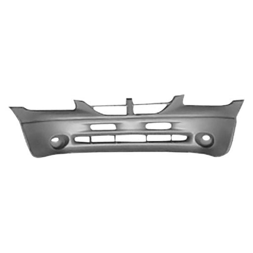 1999-2000 Dodge Caravan Front Bumper W/O Fog Lamps Le Textured Finish Gray Bottom - CH1000267-Partify-Painted-Replacement-Body-Parts