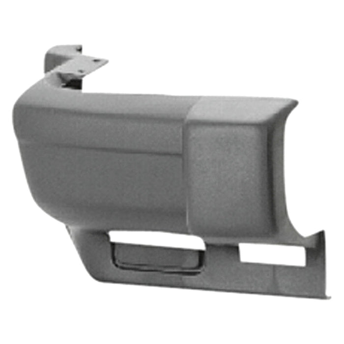 1997-1999 Jeep Cherokee Front Passenger Side Outer Bumper Extension Semi-Gloss Textured - CH1005126-Partify-Painted-Replacement-Body-Parts