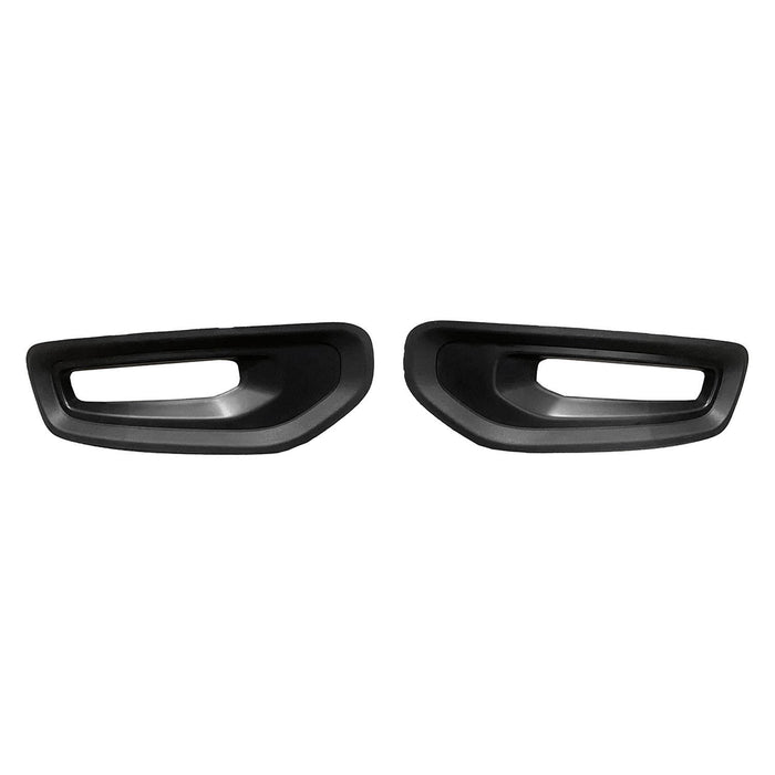 2019-2024 Ram 1500 Front Bumper Insert W/O Parking Sensors Fog Lamp Bezel Kit Includes Rh/Lh Sides - CH1037135-Partify-Painted-Replacement-Body-Parts