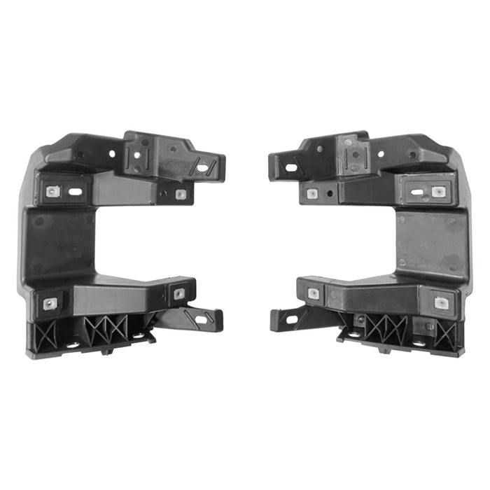 2019-2024 Ram 1500 Big Horn/Big Horn OffRoad/Hemi Sport/HFE/Laramie/Laramie Longhorn/Laramie Sport/Limited/Limited Longhorn/Lone Star/Longhorn/SLT/Special Service/Sport/ST/SXT/Tradesman/TRX/TRX Launch Edition Front Bumper Bracket Set Type 1 Led Fog Lamp Bracket Kit Includes Lh/Rh Sides - CH1061121-Partify-Painted-Replacement-Body-Parts