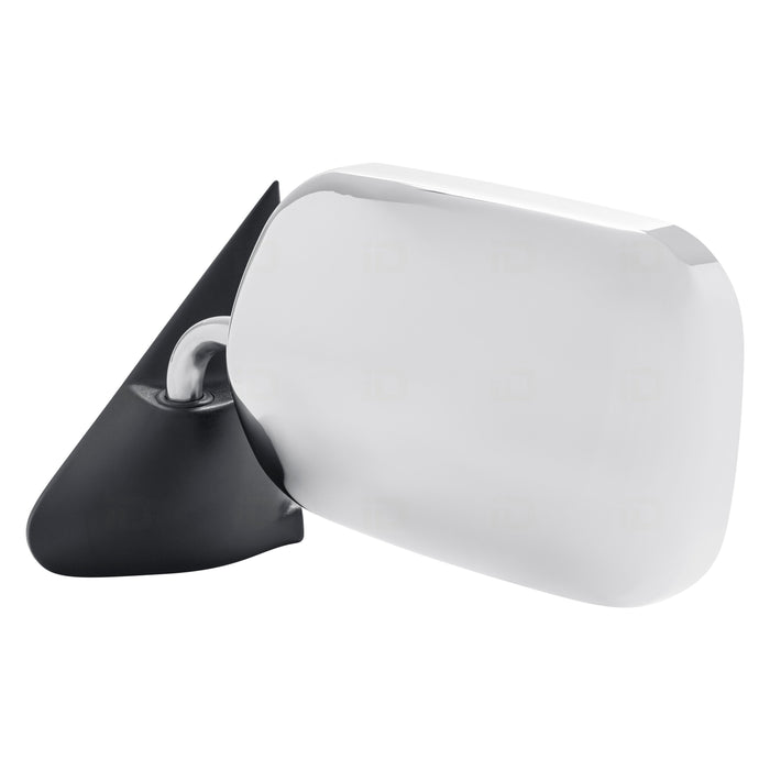 1994-1997 Dodge Ram 1500/2500/3500 Driver Side Door Mirror Manual Bright & Assembly - CH1320115-Partify-Painted-Replacement-Body-Parts