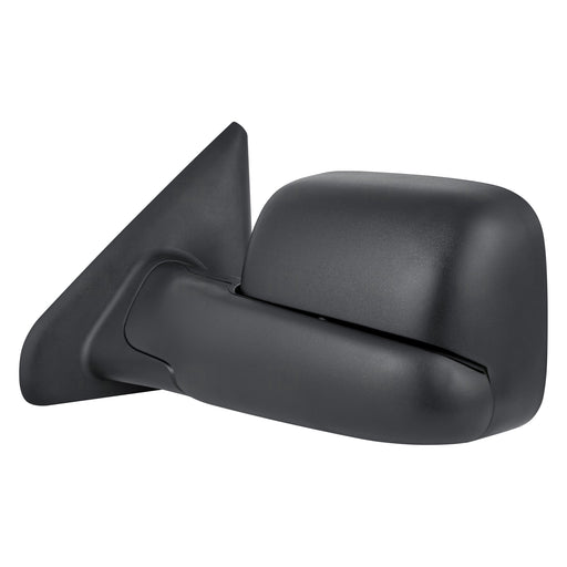 2002-2009 Dodge Ram 1500/2500/3500 Driver Side Door Mirror New Style Power Heated Folding W/Towing Pkg Curved Arm Inseam Assembly - CH1320228-Partify-Painted-Replacement-Body-Parts