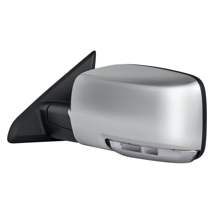 2009 Dodge Ram 1500 Driver Side Door Mirror Heated Non-Folding W/Signal Indicator W/Puddle Lamp W/Memory Assembly - CH1320292-Partify-Painted-Replacement-Body-Parts