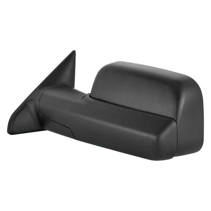 2010-2012 Dodge Ram 1500/2500/3500/Ram 1500/2500/3500 Driver Side Door Mirror Manual W/Towing Pkg Textured Assembly - CH1320314-Partify-Painted-Replacement-Body-Parts