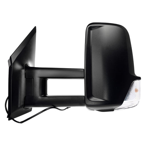 2007-2009 Dodge Sprinter 2500 Driver Side Door Mirror Power Heated W/Signal Lamp Extended Tow Type Assembly - CH1320369-Partify-Painted-Replacement-Body-Parts