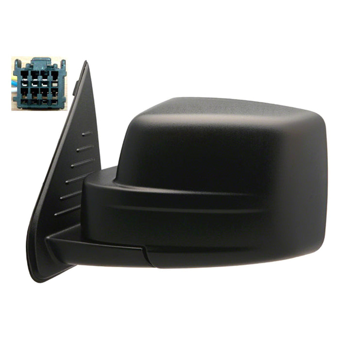 2008-2012 Jeep Liberty Driver Side Door Mirror - CH1320371-Partify-Painted-Replacement-Body-Parts