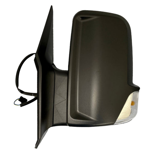 2007-2009 Dodge Sprinter 2500 Driver Side Door Mirror Standard Manual Assembly - CH1320381-Partify-Painted-Replacement-Body-Parts