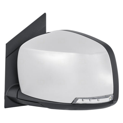 2008-2016 Chrysler Town & Country/Dodge Grand Caravan Driver Side Door Mirror Power Heated W/O Side Object Sensor W/Signal Lamp W/Memory Chrome Assembly - CH1320383-Partify-Painted-Replacement-Body-Parts