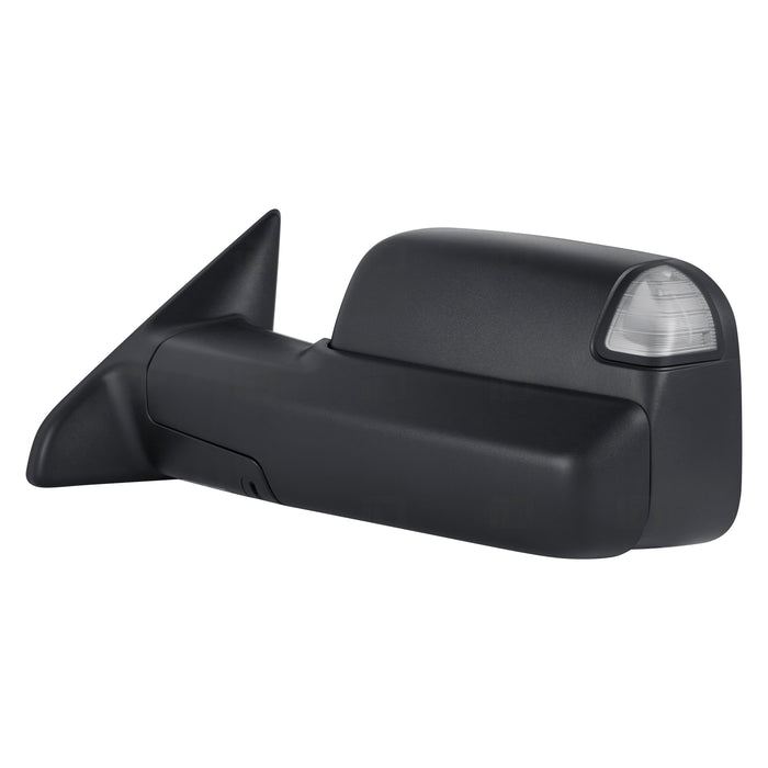 2015-2018 Ram 2500/3500 Driver Side Door Mirror W/Towing Pkg W/Memory Pwr-Folding Redesigned S/L & P/L Textured Assembly - CH1320402-Partify-Painted-Replacement-Body-Parts
