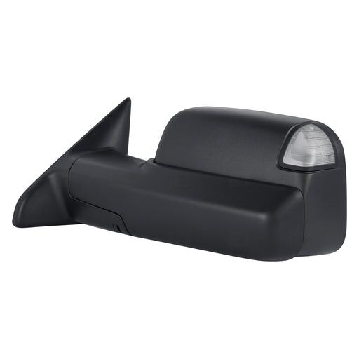 2015-2018 Ram 2500/3500 Driver Side Door Mirror W/Towing Pkg W/Memory Pwr-Folding Redesigned S/L & P/L Textured Assembly - CH1320402-Partify-Painted-Replacement-Body-Parts