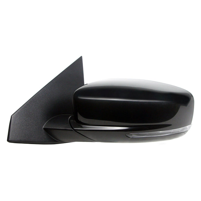 2013-2015 Dodge Dart Driver Side Door Mirror Power Heated W/Signal Lamp W/Puddle Lamp W/Blind Spot Detection Assembly - CH1320469-Partify-Painted-Replacement-Body-Parts