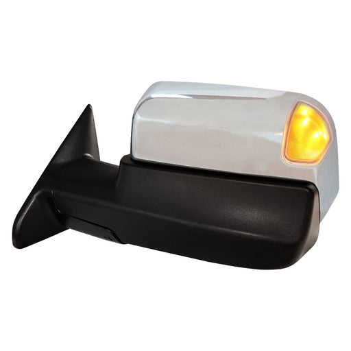 2019-2021 Ram 2500/3500 Driver Side Door Mirror W/Towing Pkg W/O Blind Spot Sensor W/Memory Chrome - CH1320488-Partify-Painted-Replacement-Body-Parts