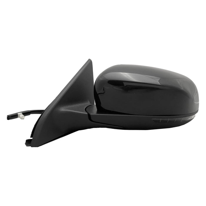 2017-2023 Jeep Compass Driver Side Door Mirror Power Heated W/O Bsd W/Cover - CH1320498-Partify-Painted-Replacement-Body-Parts