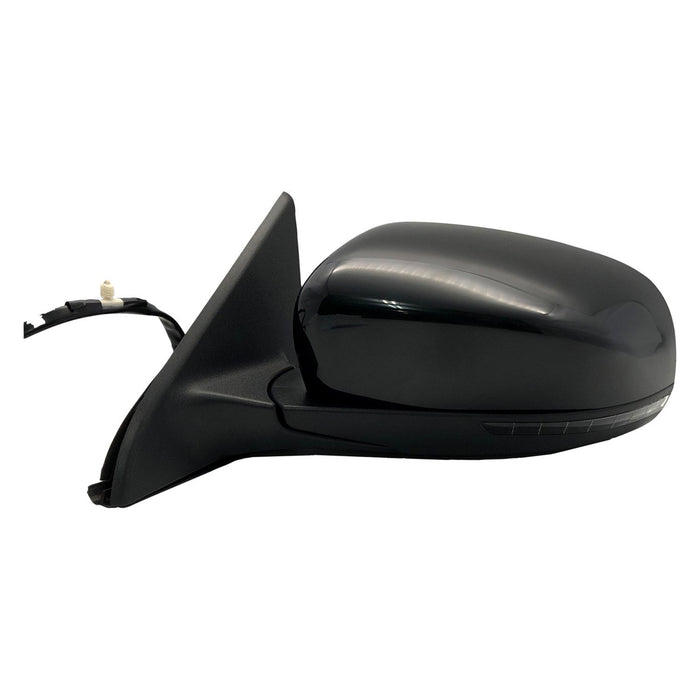 2017-2024 Jeep Compass Driver Side Door Mirror Heated W/O Surround View W/Signal Lamp W/Bsd W/Cover - CH1320501-Partify-Painted-Replacement-Body-Parts